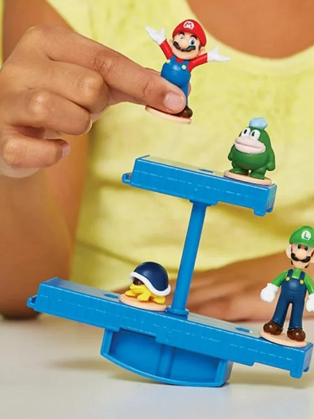 Epoch Games Super Mario Bros. Balancing Game Tabletop Skill Game w/ Collectible